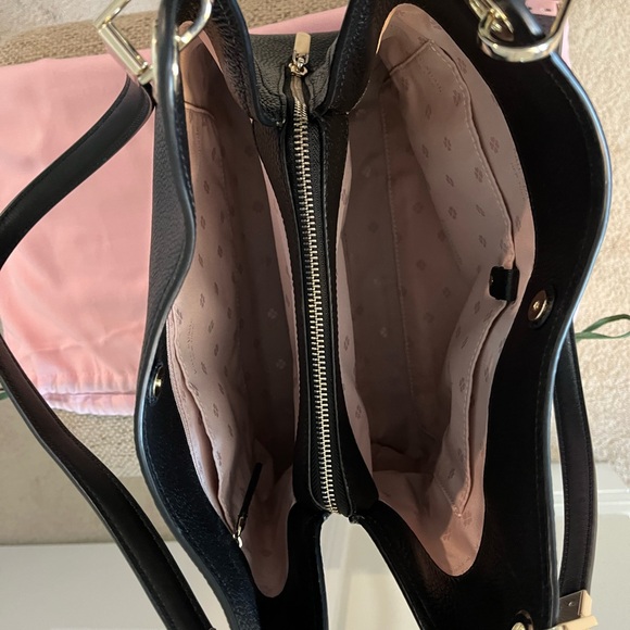 Kate Spade Loop Black Leather Shoulder Handbag - Picture 10 of 15